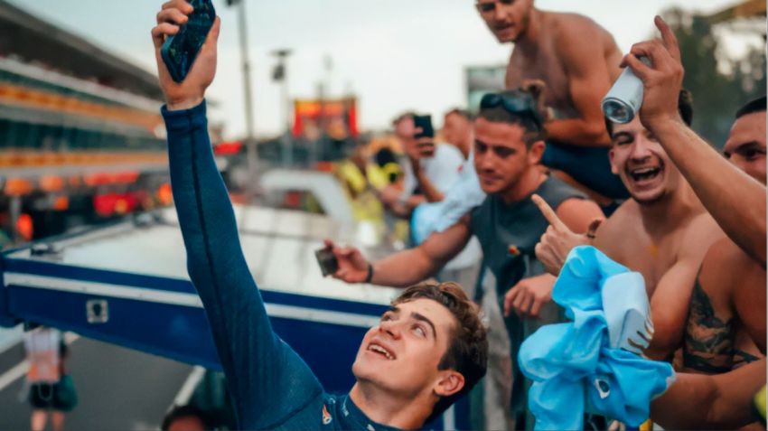 El hombre del momento: Colapinto revolucionó a los fanáticos de la F1.