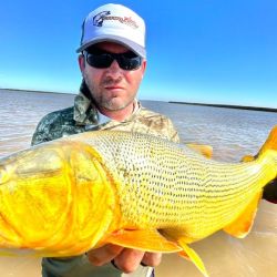Combativos dorados en una modalidad muy atractiva como el baitcast al vadeo. 