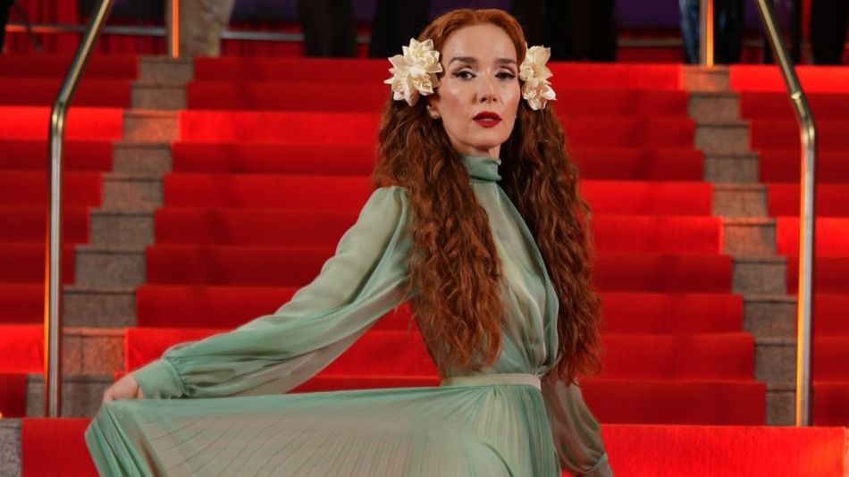 Natalia Oreiro deslumbró con su look en los Martín Fierro de Cine y la compararon con Florence Welch 