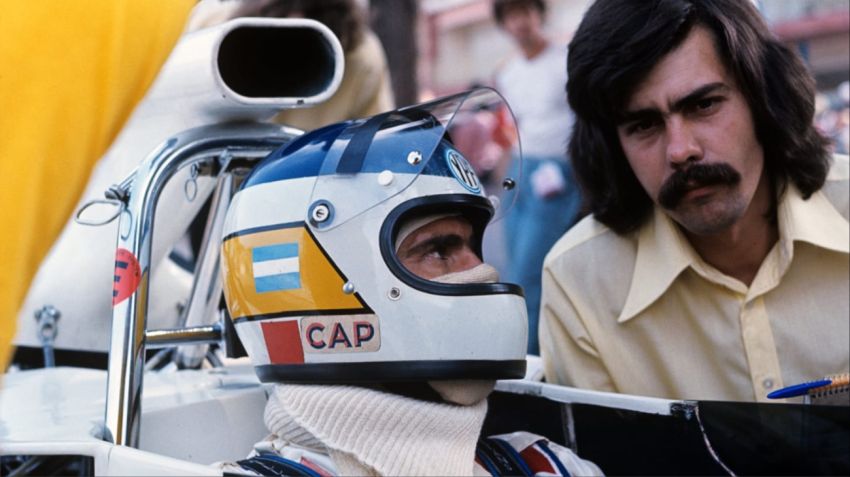 El casco que inspiró a Colapinto para su homenaje a Reutemann.