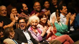 20241023 Axel Kicillof y Cristina Kirchner, juntos durante un acto por el aniversario 47 de la asociación Abuelas de Plaza de Mayo 