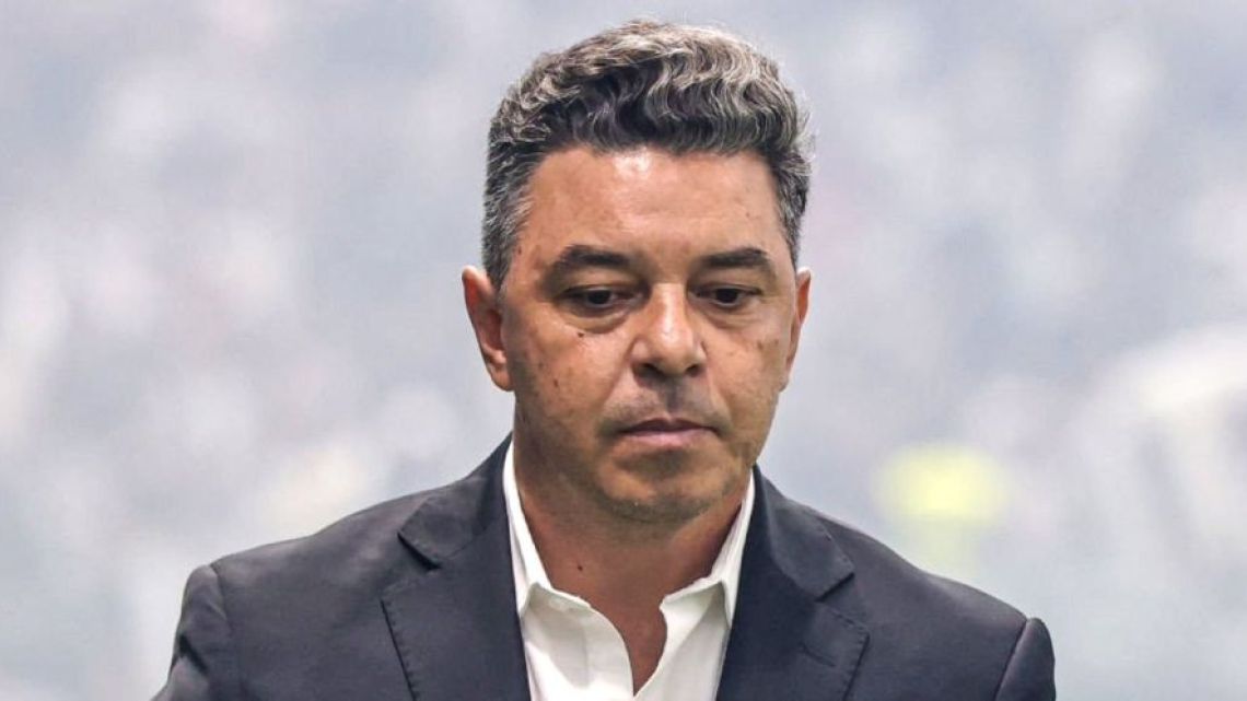 River Plate's head coach Marcelo Gallardo.