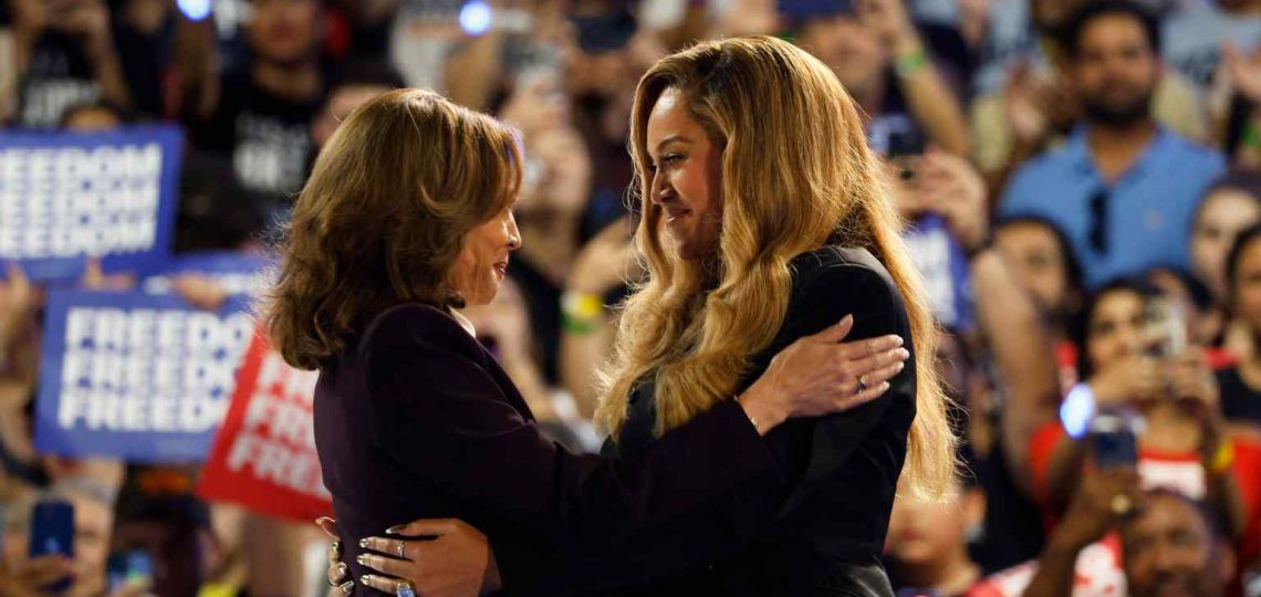 Empoderamiento femenino y derechos: el emotivo discurso de Beyoncé junto a Kamala Harris