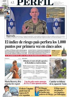 La tapa del Diario PERFIL del sábado 26 de octubre de 2024