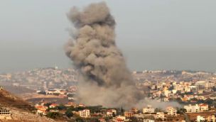 Un ataque de Israel en el sur de Líbano, este sábado