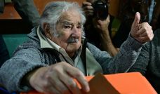 Pepe Mujica votó en Uruguay