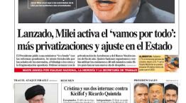 La tapa del Diario PERFIL del domingo 27 de octubre de 2024