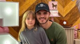 Mauro Icardi saludó a su hija, Isabella, con un tierno mensaje en redes sociales