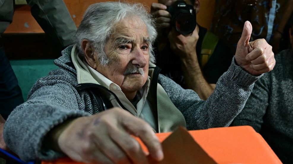 Pepe Mujica votó en Uruguay