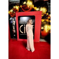 Sylvie Burstin Emm&Val vistió de Alta Costura la alfombra roja de la primera edición de los Martín Fierro de Cine
