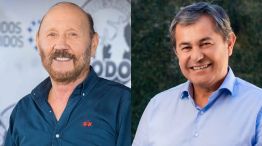 Atilio Basualdo, intendente de la ciudad de Las Lomitas y el gobernador Gildo Insfrán