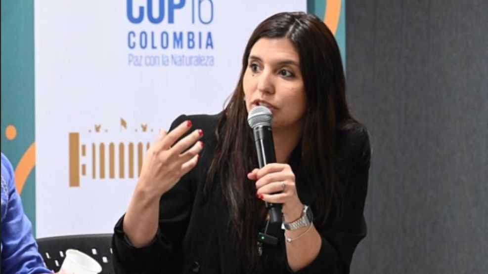 Daniela Vilar participó en la Conferencia de las Partes ambiental en Colombia