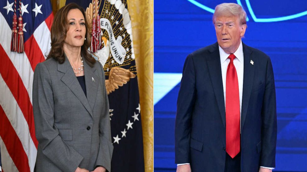 Donald Trump y Kamala Harris 20241028