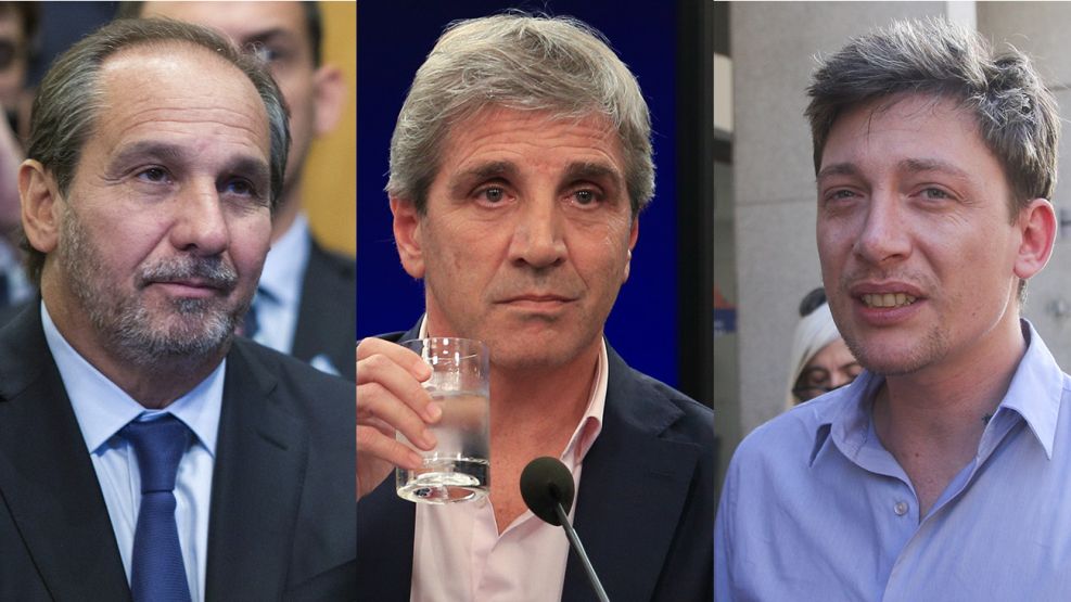 Santiago Caputo, Nicolas "Nicky" Caputo y Luis "Toto" Caputo