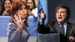 Cristina Kirchner y Javier Milei