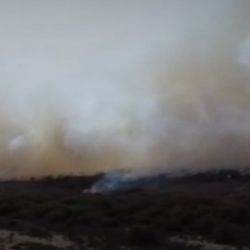  El fuego comenzó con 3 focos simultáneos.