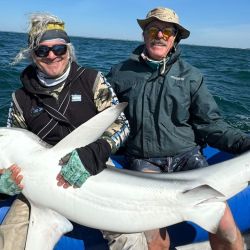 En estos momentos pican especies migratorias como corvinas y gatuzos, y hay una actividad paralela de pescadillas, peces elefantes y toda la variada costera de siempre, como pargos, congrios, burriquetas, rayas y brótolas. Además, alejándose y buscando agua clara hay buenas respuestas de palometas y anchoas de banco. 