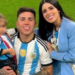 Enzo Fernández y Valentina Cervantes | Foto:CEDOC