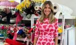 María Belén Ludueña visitó el exclusivo local de la diseñadora Agatha Ruiz de la Prada y lució un llamativo look