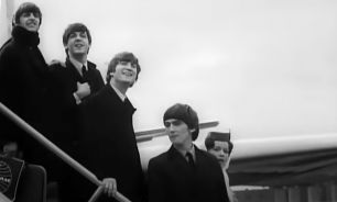 Primera visita de los Beatles a Estados Unidos, el 7 de febrero de 1964