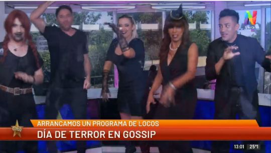 Festejo de Halloween en 'Gossip'.