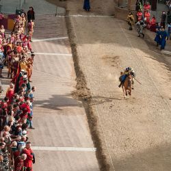 En Arezzo, en la italiana provincia de la Toscana, se hacen recreaciones históricas muy realistas.