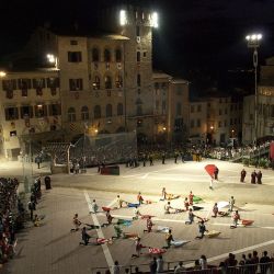En Arezzo, en la italiana provincia de la Toscana, se hacen recreaciones históricas muy realistas.