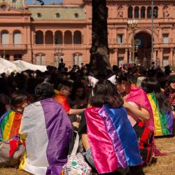 Pride March in Buenos Aires (Marcha del Orgullo de Buenos Aires).