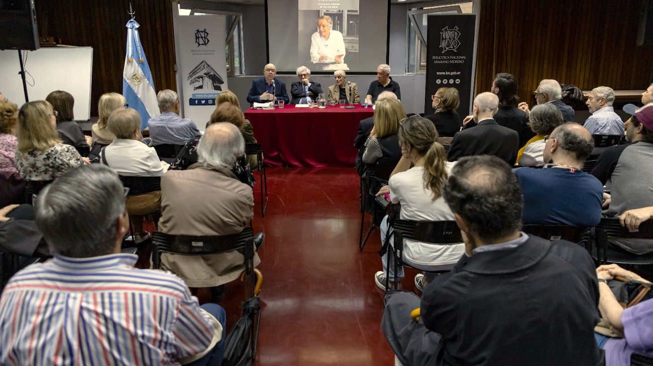 Sebreli y su última presentación en público.