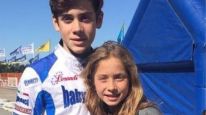 Así es Martina Colapinto, la hermana de Franco Colapinto que lo acompaña en cada carrera 