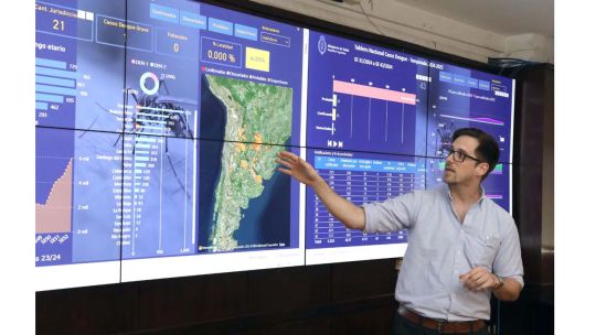 El ministerio de salud renovó la “sala de situación” para seguir la próxima epidemia de dengue