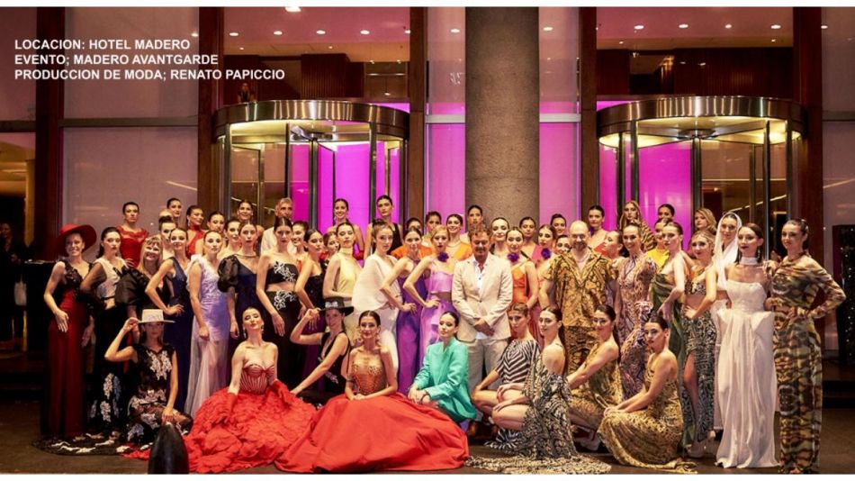 Renato Papiccio y el Hotel Madero presentaron con gran convocatoria la 6ta edición del desfile Madero Avant-Garde