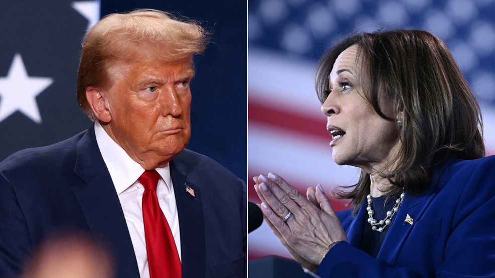 Donald Trump y Kamala Harris