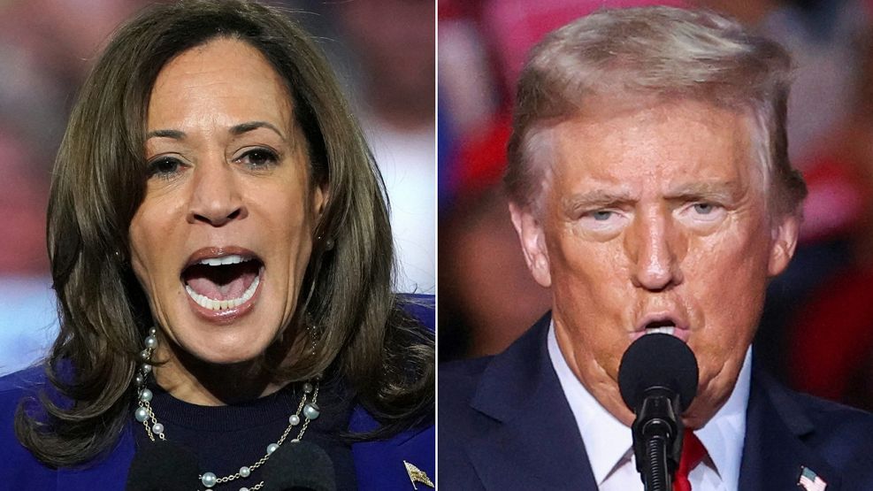 Donald Trump y Kamala Harris