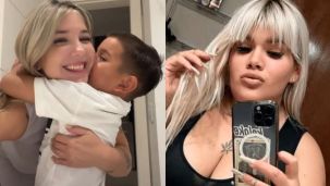 El video de Camila la novia de Facundo Ambrosioni junto al hijo de Morena Rial