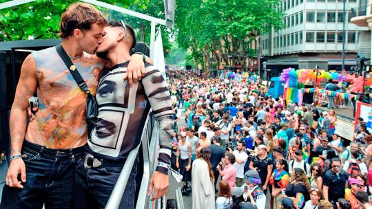 Con una fiesta, la 33ª Marcha del Orgullo copó el Centro porteño