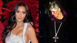 Kim Kardashian revive el legado de Lady Di en la gala Art + Film: la cruz de Attallah vuelve a brillar