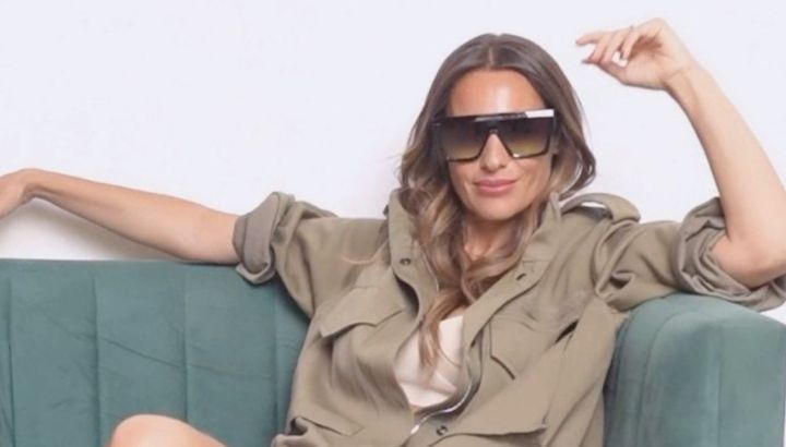 Pampita recorrió París con un look casual que marca tendencia