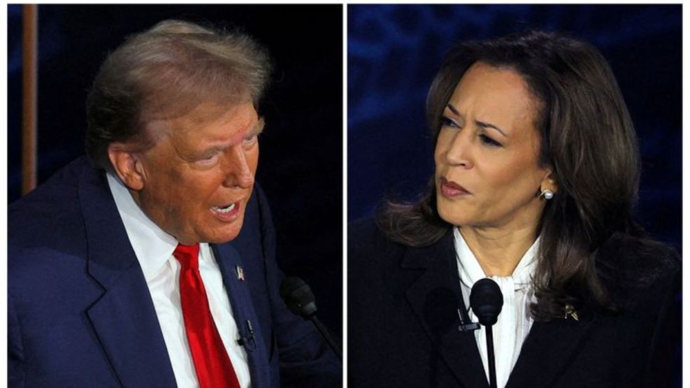 Donald Trump y Kamala Harris