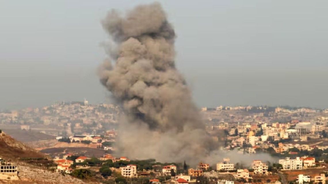 Israeli airstrikes in south Lebanon earlier this month.