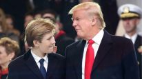 Donald y Barron Trump