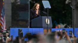 vicepresidenta de Estados Unidos, Kamala Harris, habló en la Universidad Howard en Washington, luego de la derrota contra Donald Trump 20241106