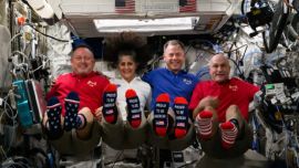 Los cuatro astronautas de la EEI lograron emitir su voto.