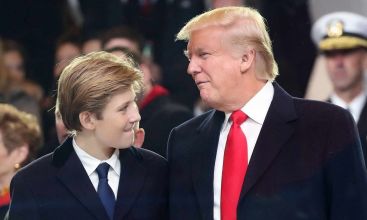 Donald y Barron Trump