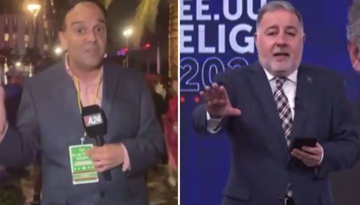 El feroz cruce al aire entre Fabián Doman y Adrián Sack por las elecciones en Estados Unidos: "Me estás maltratando"