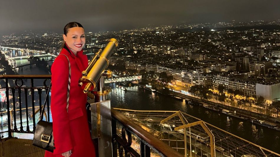 Pampita en París: Torre Eiffel, bares y amigas