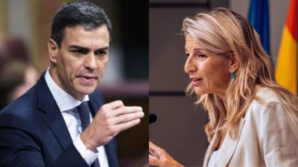 Pedro Sánchez y Yolanda Díaz