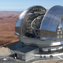 La construcción del telescopio ELT está en marcha.