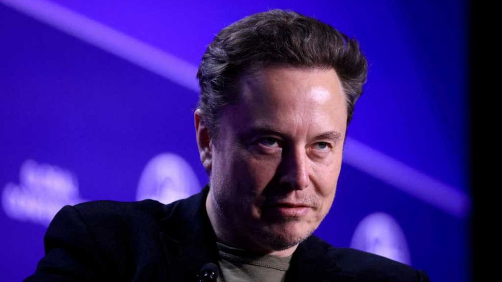 Elon Musk en una conferencia en Beverly Hills, California.