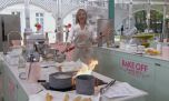 Tensión en Bake Off Famosos: preparaciones prendidas fuego y Maru Botana terminó accidentada 